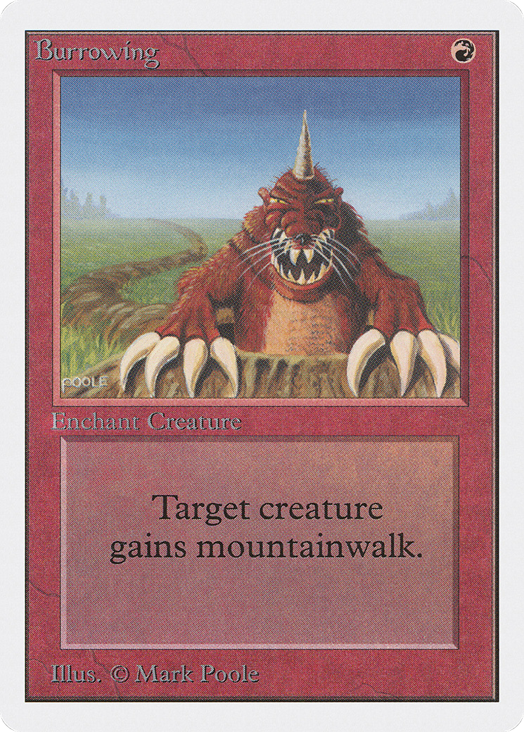 Image of Burrowing (2ED-) - Unlimited Edition