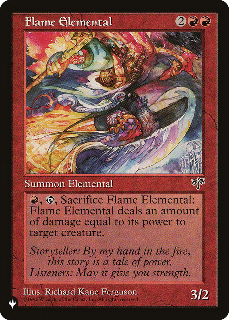 Image of Flame Elemental (LIST-MIR-175) - The List