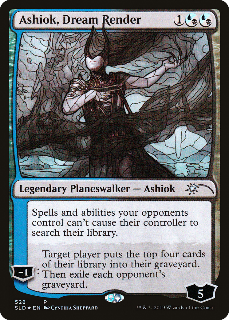 Image of Ashiok, Dream Render (Stained Glass) (SLD-528) - Secret Lair Drop Foil