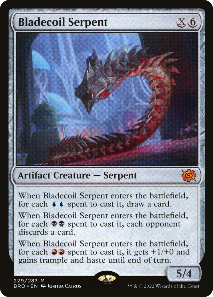 Image of Bladecoil Serpent (BRO-229) - The Brothers' War