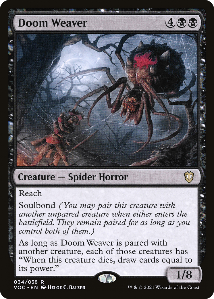 Image of Doom Weaver (VOC-034) - Crimson Vow Commander