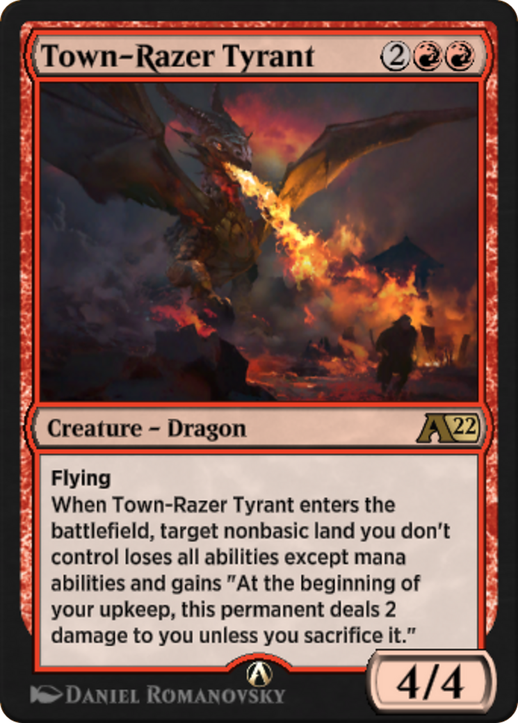 Image of Town-Razer Tyrant (Y22-045) - Alchemy: Innistrad