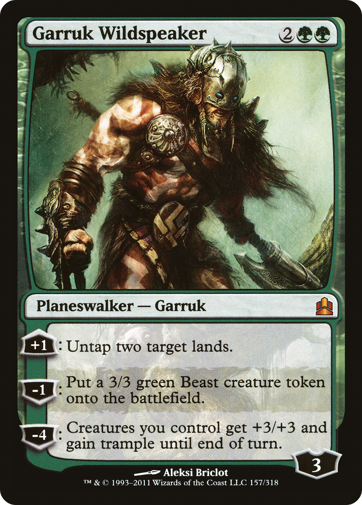 Image of Garruk Wildspeaker (CMD-157) - Commander 2011