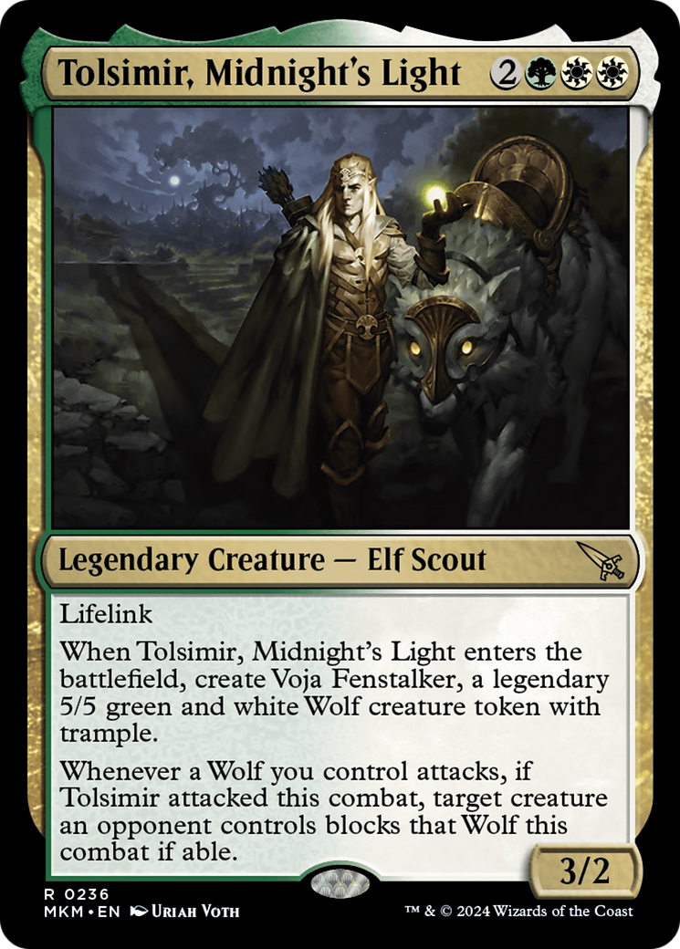 Image of Tolsimir, Midnight's Light (MKM-236) - Murders at Karlov Manor Foil