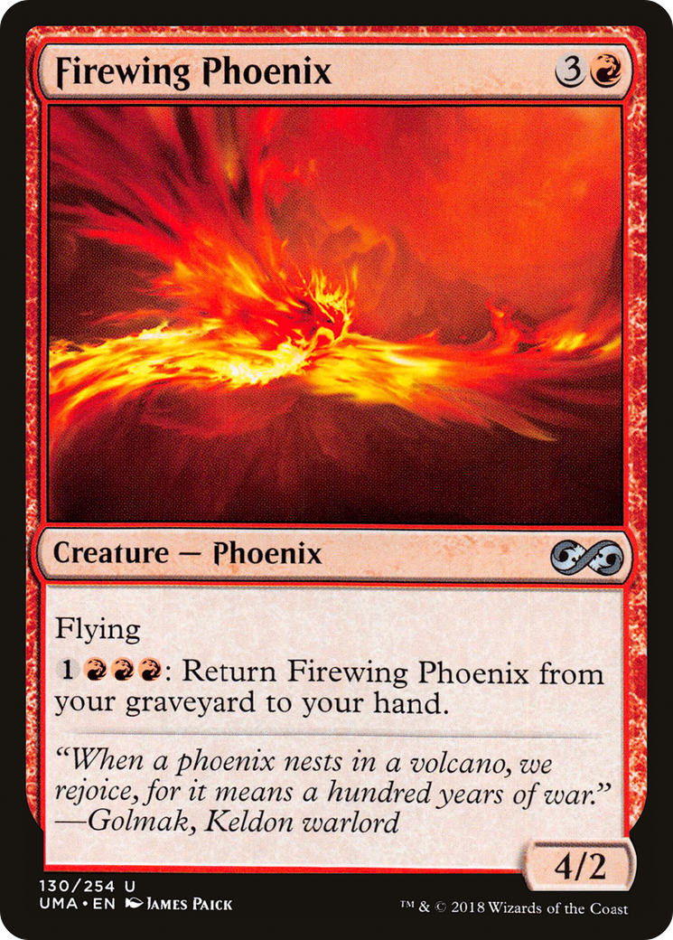 Image of Firewing Phoenix (UMA-130) - Ultimate Masters Foil