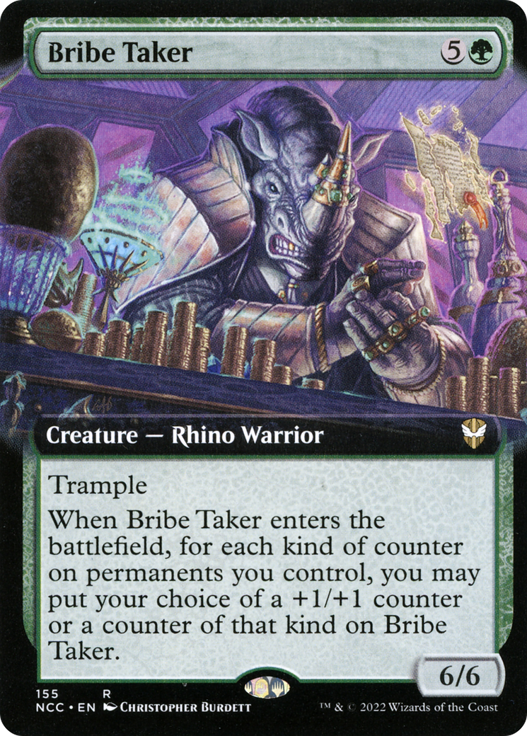 Image of Bribe Taker (Extended Art) (NCC-155) - New Capenna Commander: (Extended Art)