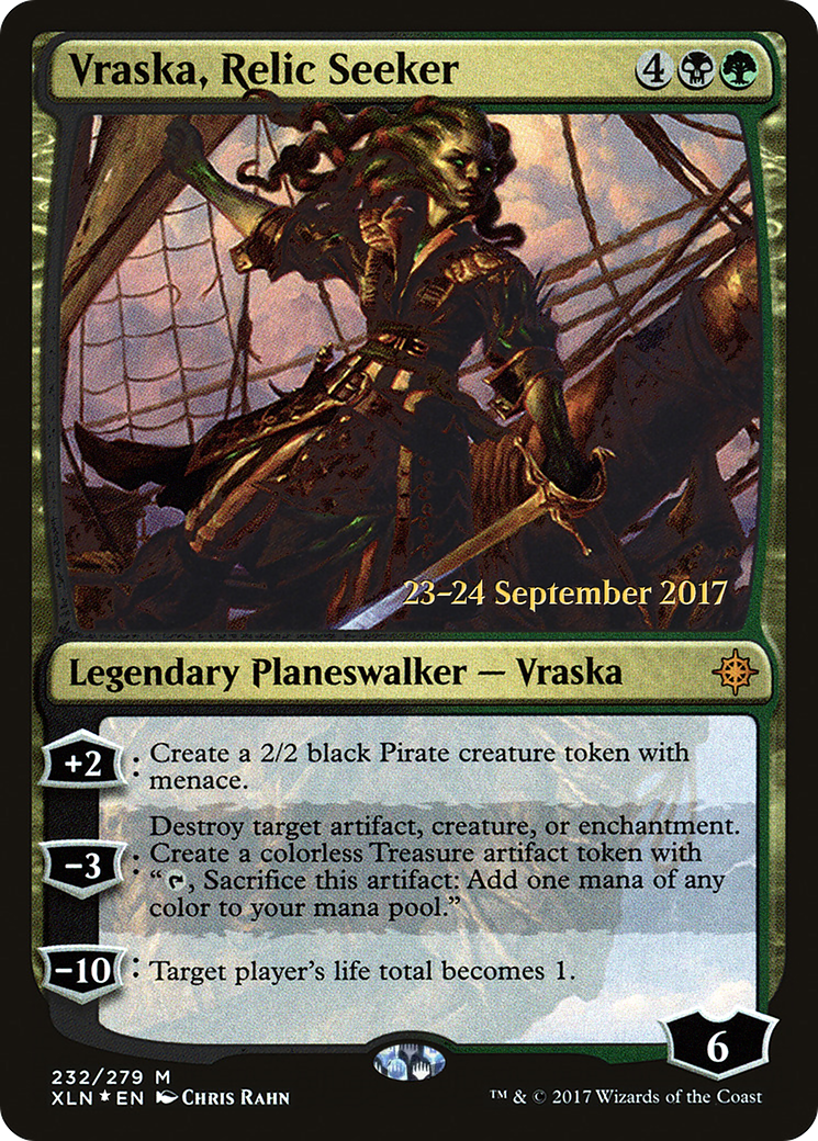 Image of Vraska, Relic Seeker (PRE-232) - Ixalan Promos Foil