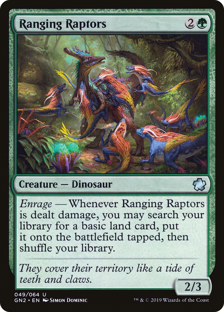 Image of Ranging Raptors (GN2-049) - Game Night 2019