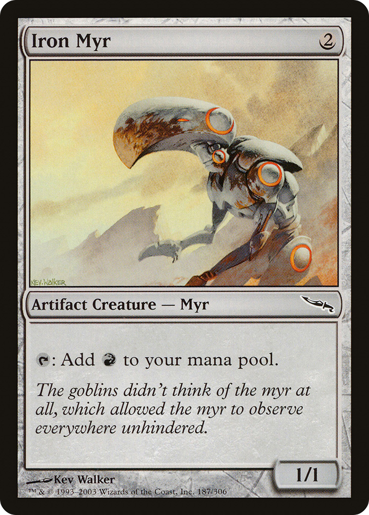 Image of Iron Myr (MRD-187) - Mirrodin