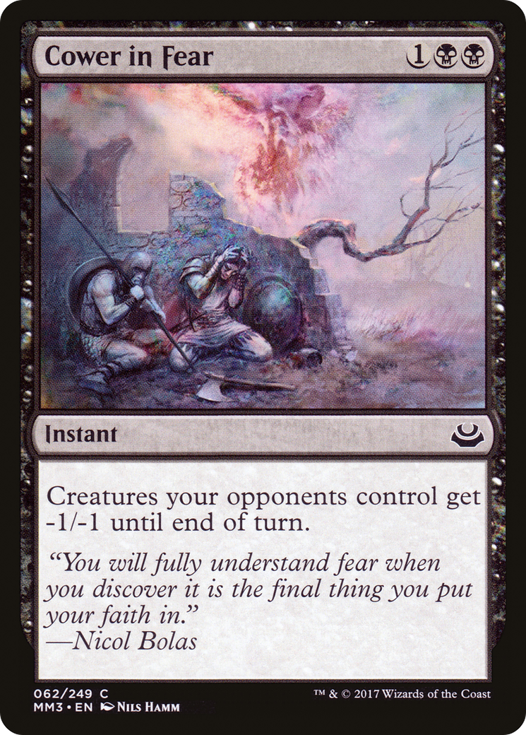 Image of Cower in Fear (MM3-062) - Modern Masters 2017