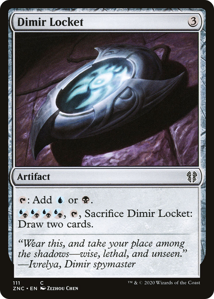 Image of Dimir Locket (ZNC-111) - Zendikar Rising Commander