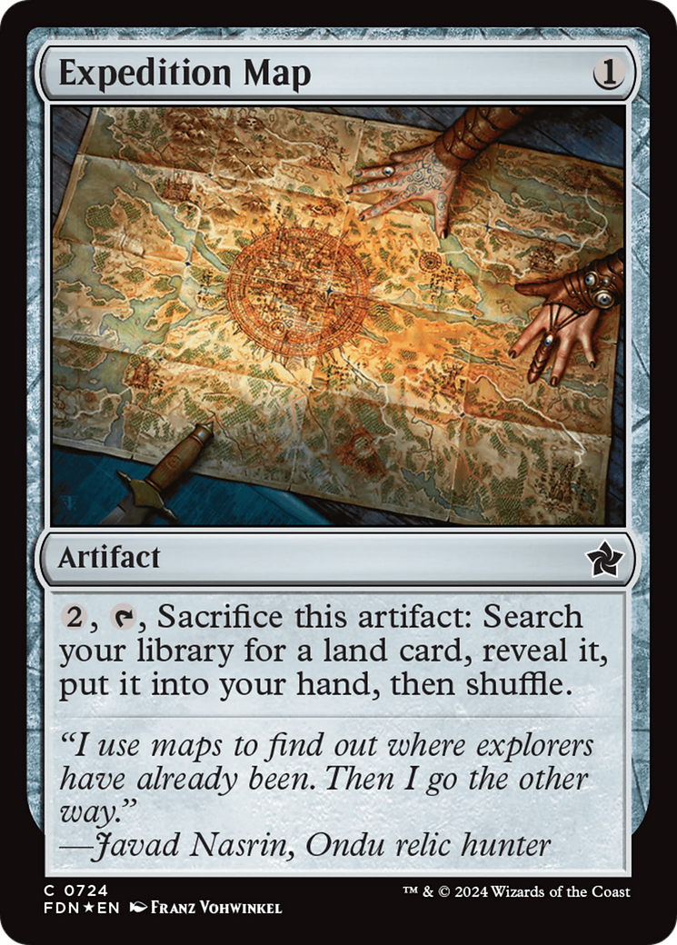 Image of Expedition Map (FDN-724) - Foundations Foil