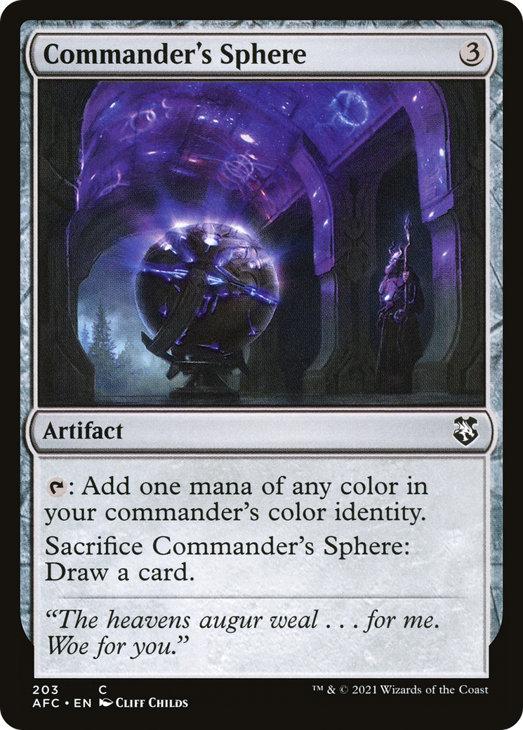 Image of Commander's Sphere (AFC-203) - Forgotten Realms Commander