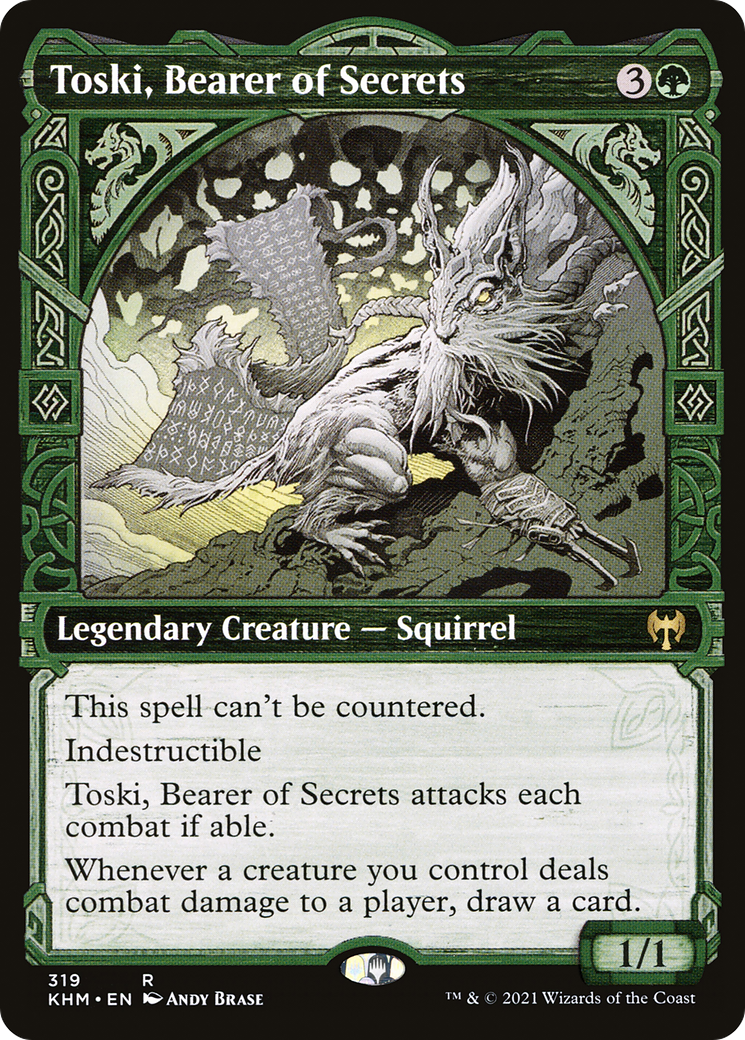 Image of Toski, Bearer of Secrets (Showcase) (KHM-319) - Kaldheim: (Showcase)