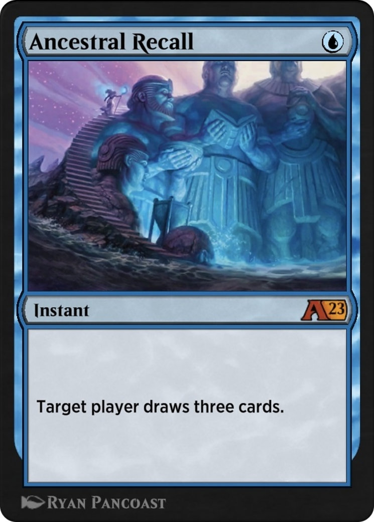 Image of Ancestral Recall (YDMU-032) - Alchemy: Dominaria