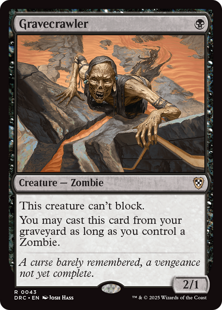 Image of Gravecrawler (DRC-043) - Commander: Aetherdrift