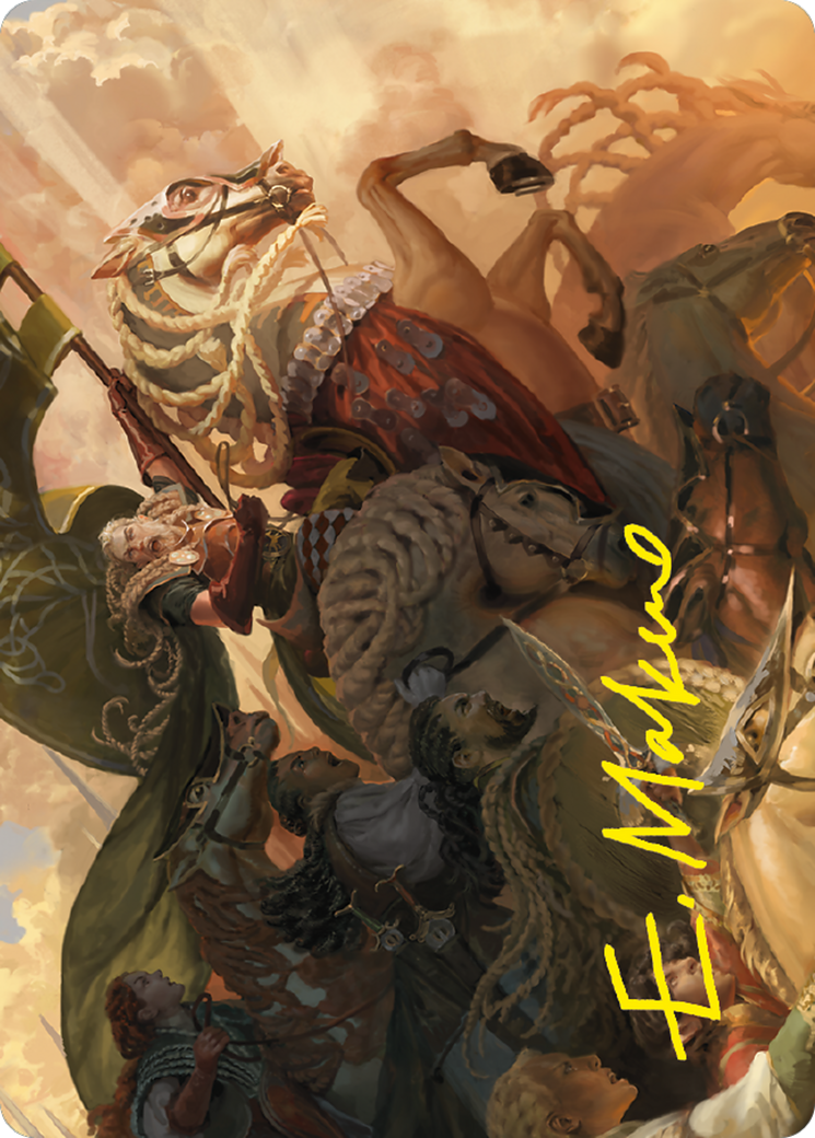 Image of Marshal's Anthem // Marshal's Anthem (ALTR-068) - Tales of Middle-earth Art Series (Borderless) Foil