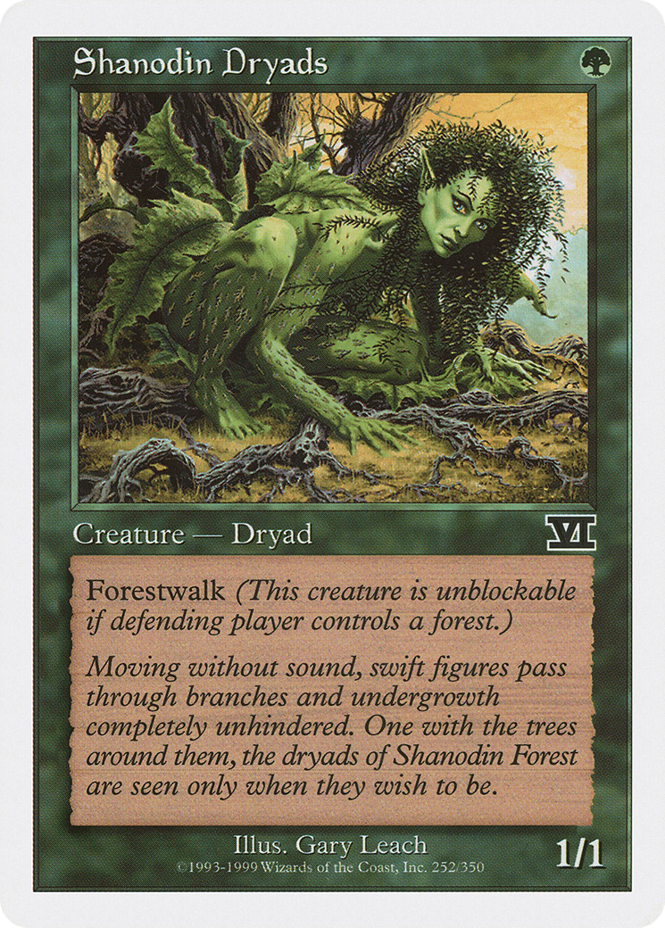 Image of Shanodin Dryads (6ED-252) - Classic Sixth Edition