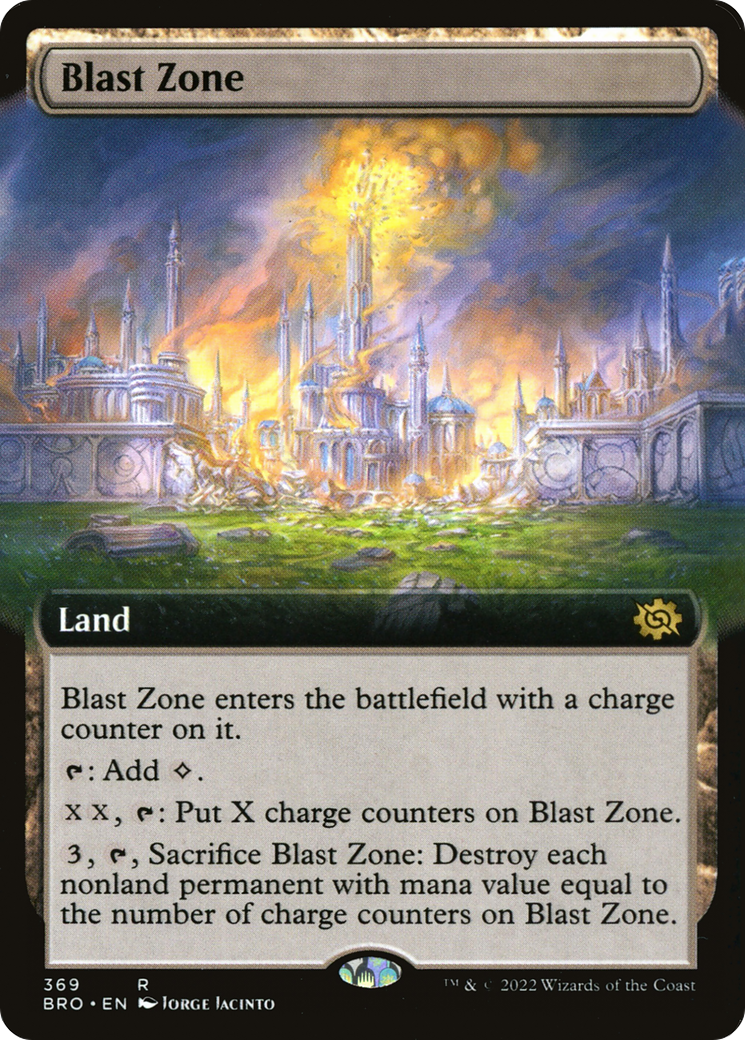 Image of Blast Zone (Extended Art) (BRO-369) - The Brothers' War: (Extended Art)