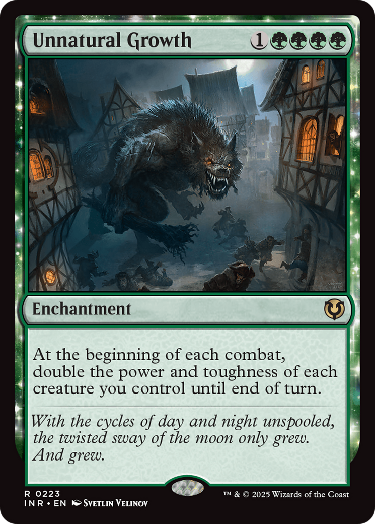 Image of Unnatural Growth (INR-223) - Innistrad Remastered: (enchantment)