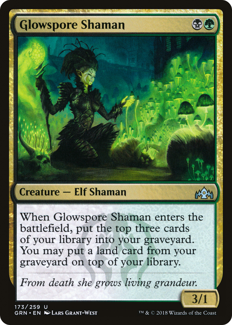 Image of Glowspore Shaman (GRN-173) - Guilds of Ravnica