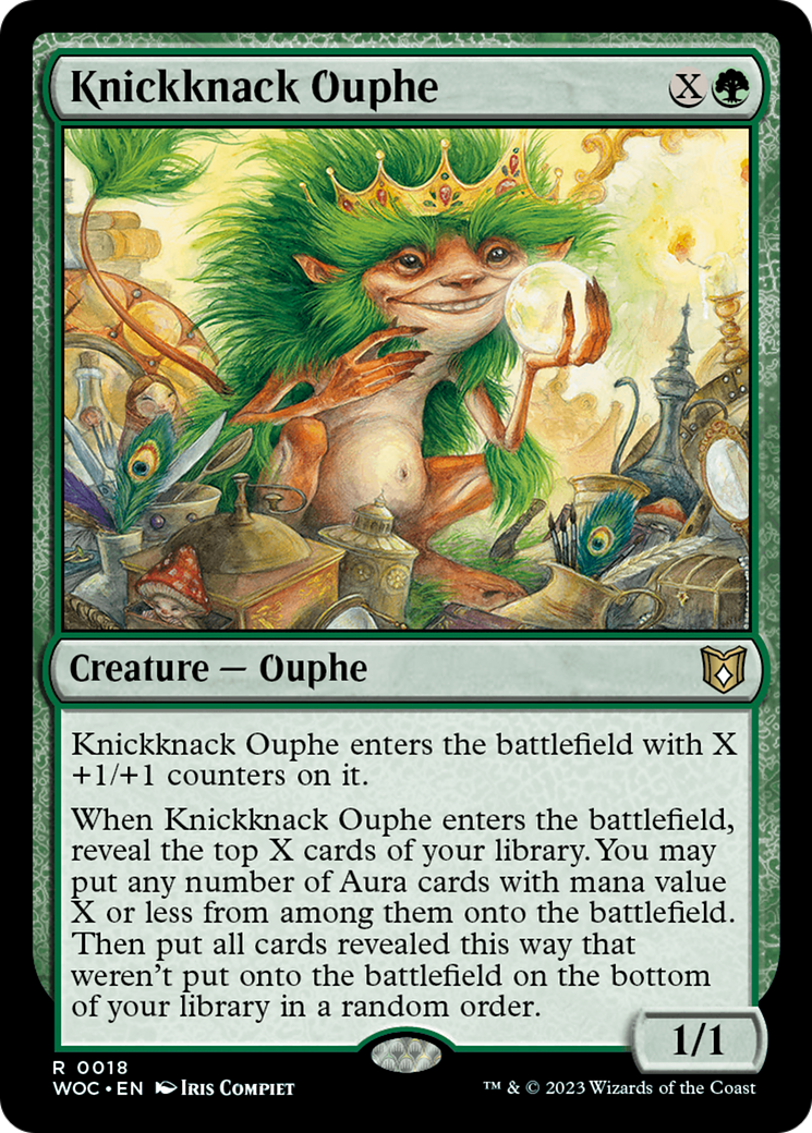 Image of Knickknack Ouphe (WOC-018) - Wilds of Eldraine Commander