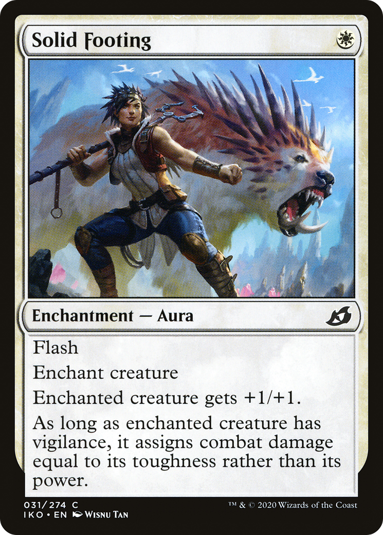Image of Solid Footing (IKO-031) - Ikoria: Lair of Behemoths Foil