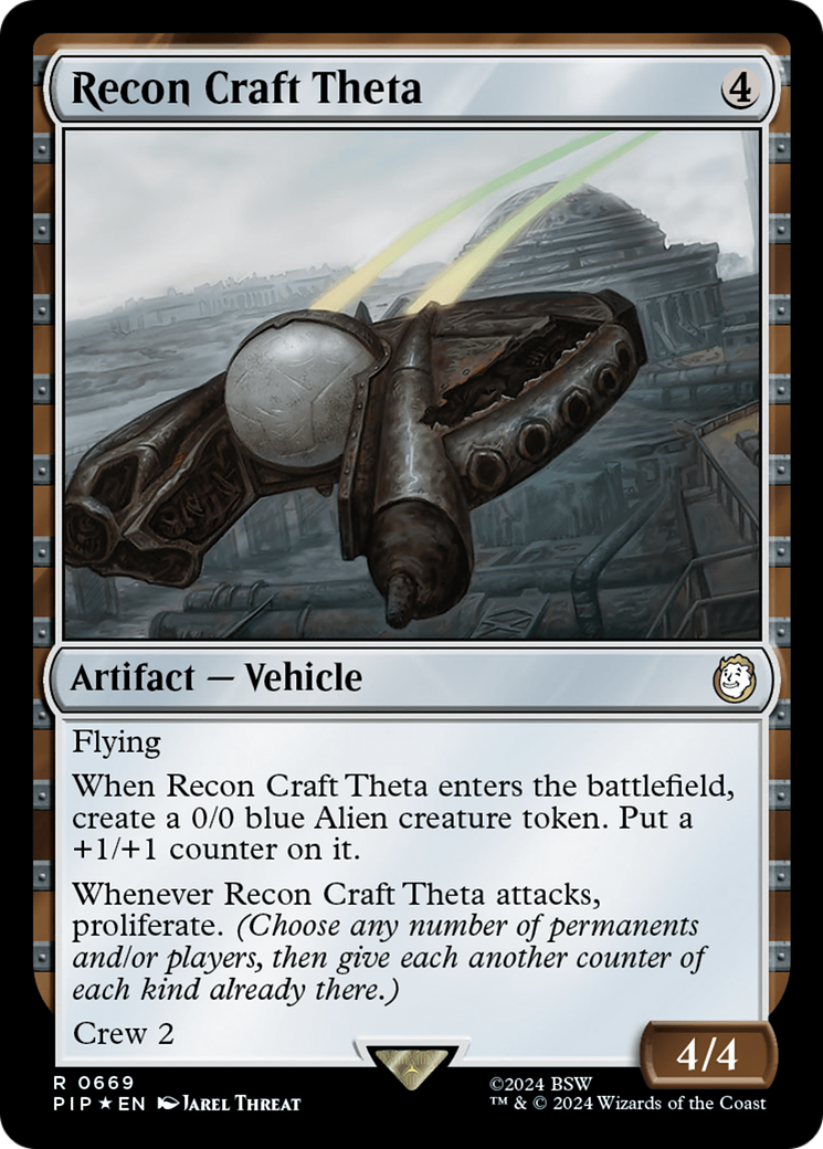 Image of Recon Craft Theta (Surge Foil) (PIP-669) - Fallout Foil