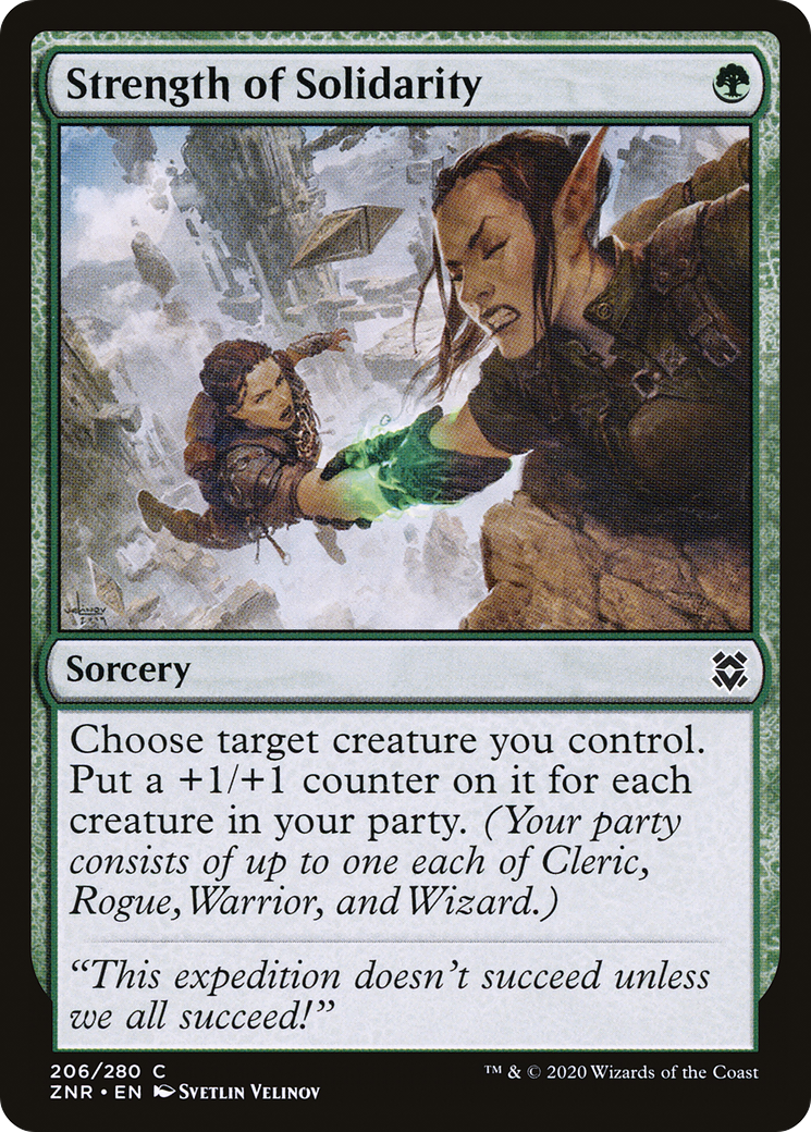 Image of Strength of Solidarity (ZNR-206) - Zendikar Rising