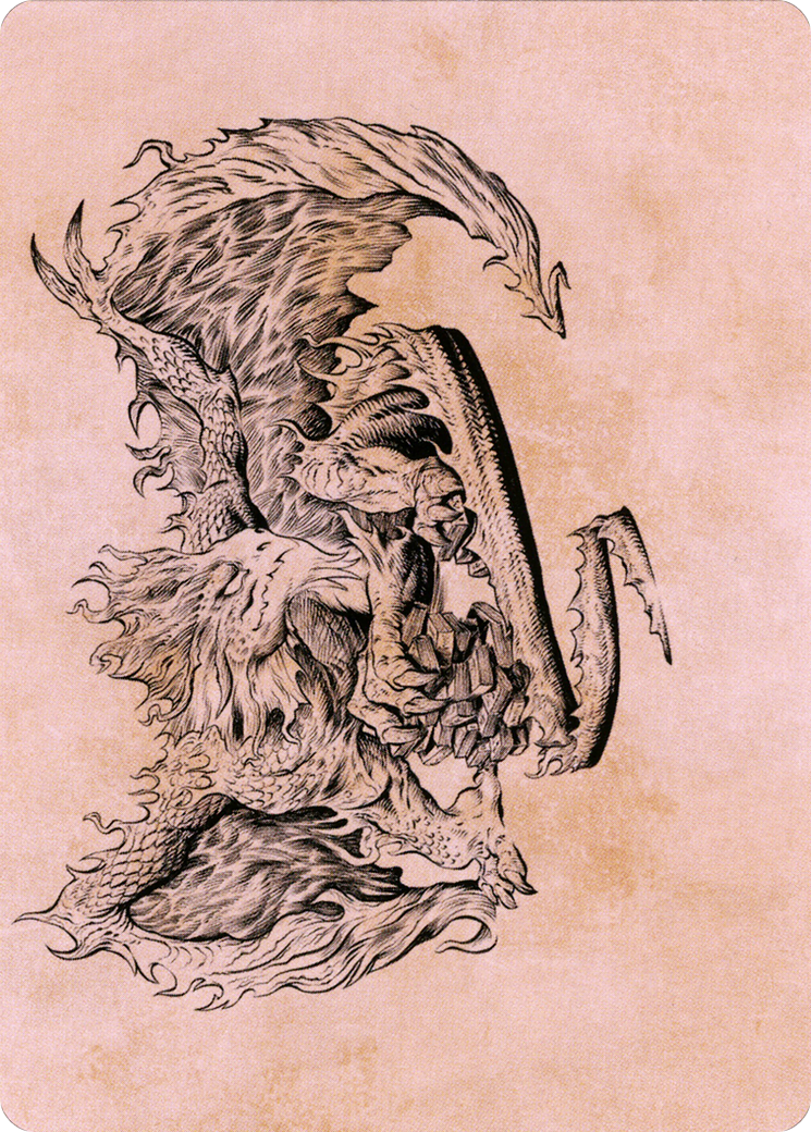 Image of Miirym, Sentinel Wyrm // Miirym, Sentinel Wyrm (ACLB-071) - Battle for Baldur's Gate Art Series (Borderless)