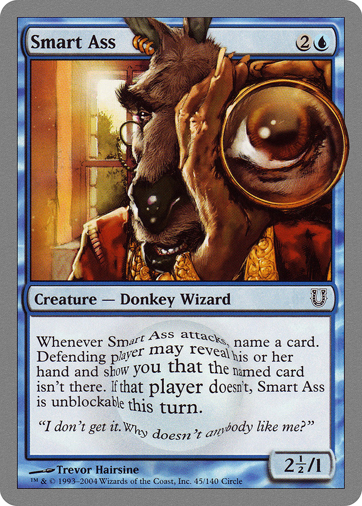 Image of Smart Ass (UNH-045) - Unhinged Foil