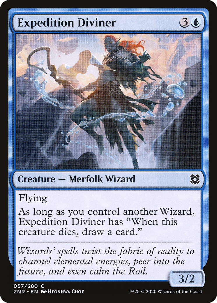 Image of Expedition Diviner (ZNR-057) - Zendikar Rising Foil