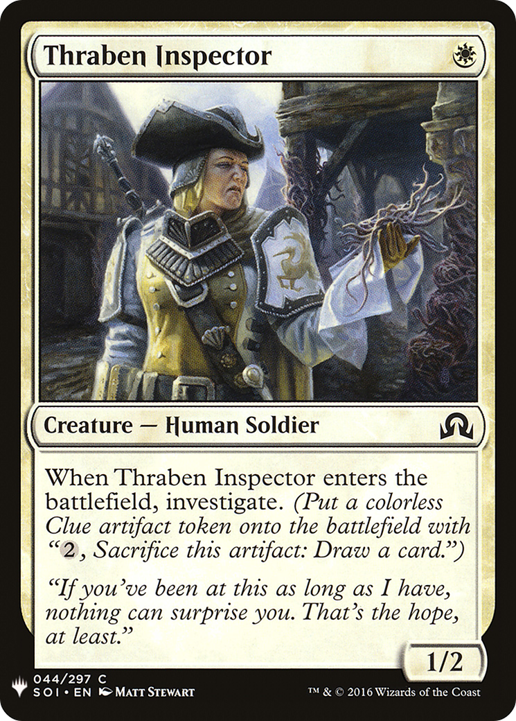 Image of Thraben Inspector (LIST-044) - The List