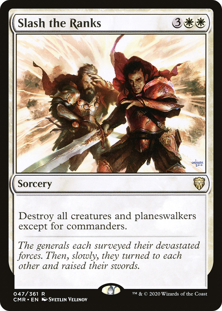 Image of Slash the Ranks (CMR-047) - Commander Legends Foil