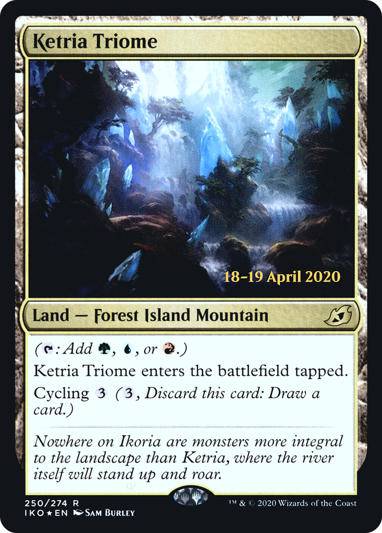 Image of Ketria Triome (PRE-250) - Ikoria: Lair of Behemoths Promos Foil