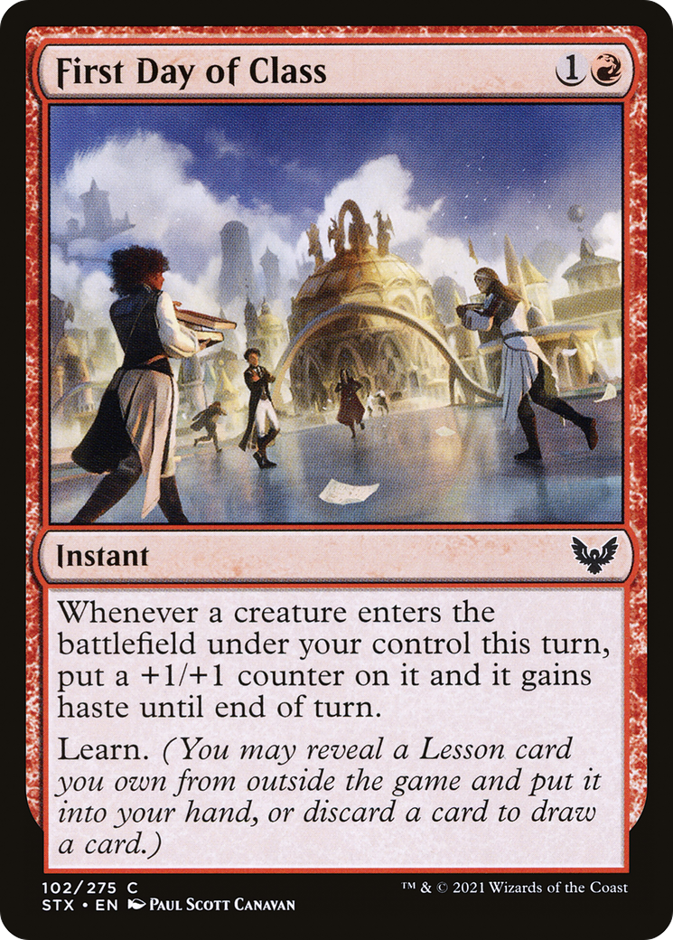 Image of First Day of Class (STX-102) - Strixhaven: School of Mages Foil
