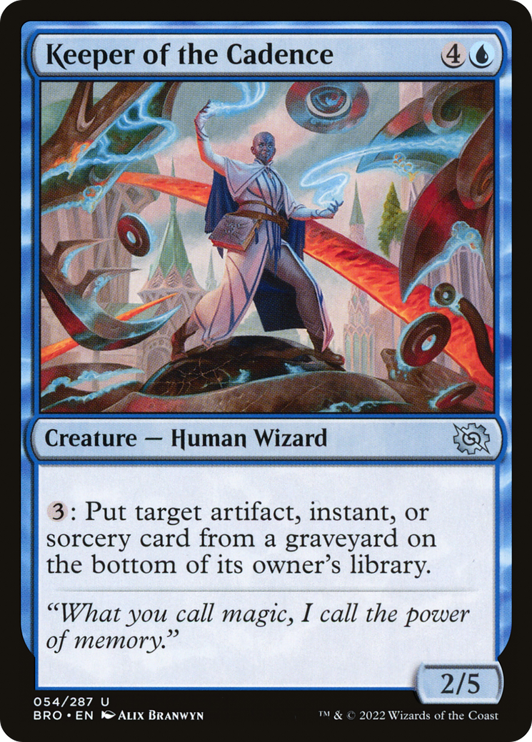 Image of Keeper of the Cadence (BRO-054) - The Brothers' War Foil