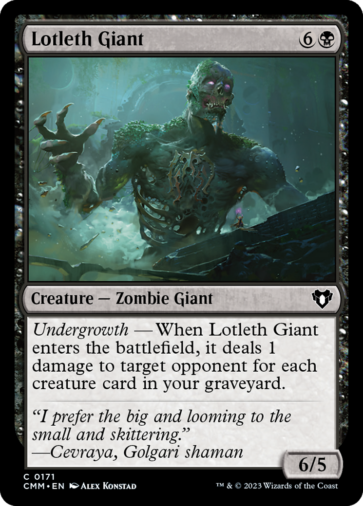 Image of Lotleth Giant (CMM-171) - Commander Masters
