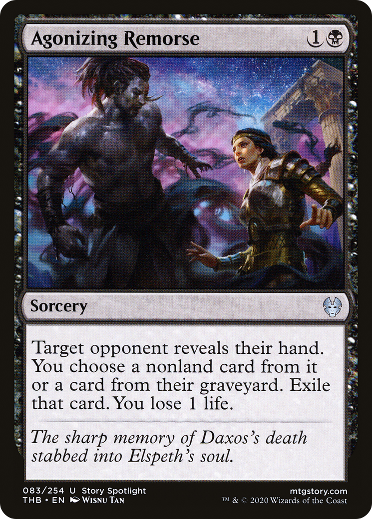 Image of Agonizing Remorse (THB-083) - Theros Beyond Death Foil