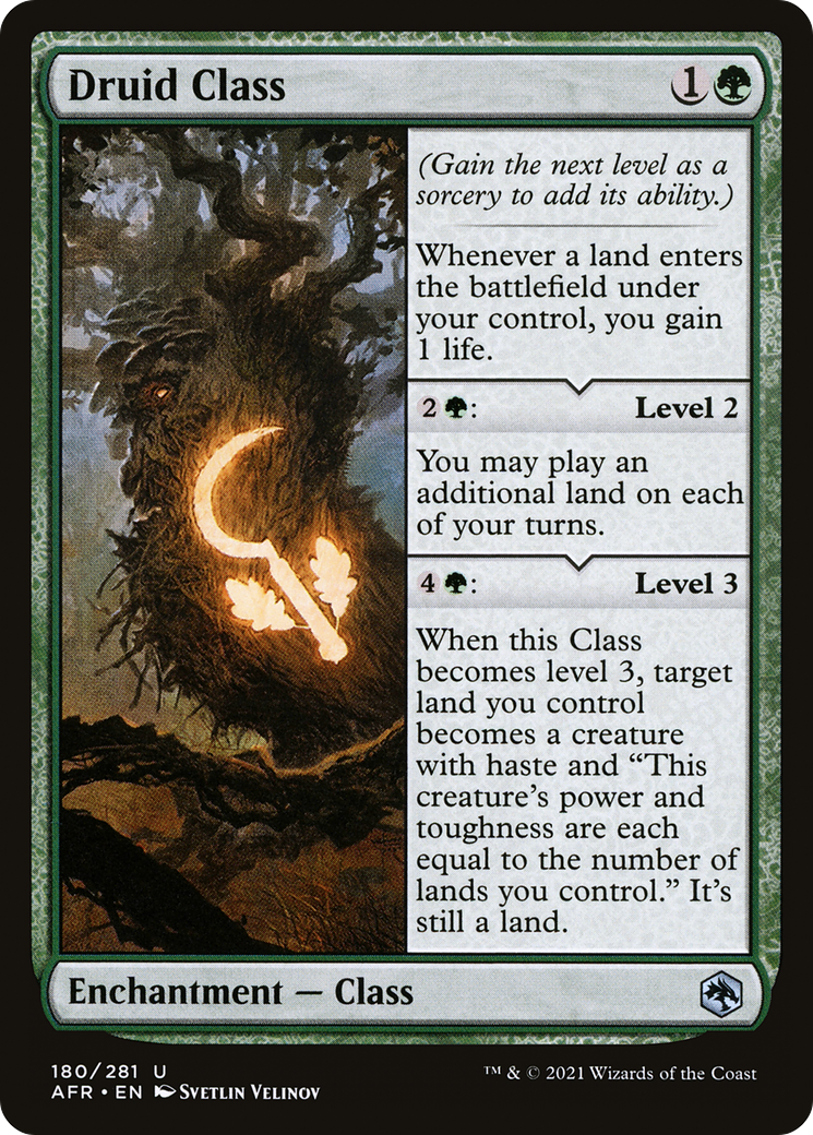 Image of Druid Class (AFR-180) - Adventures in the Forgotten Realms Foil