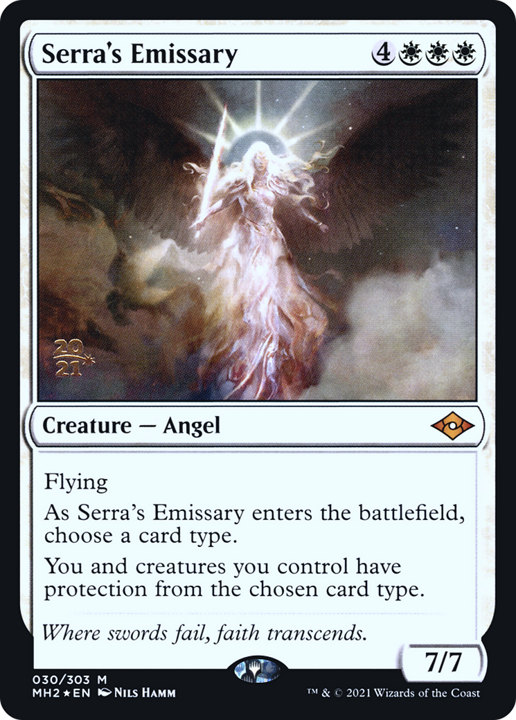 Image of Serra's Emissary (PRE-030) - Modern Horizons 2 Promos Foil