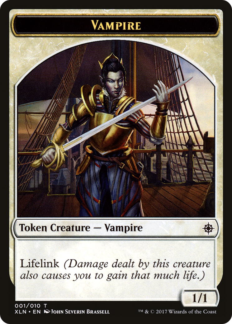 Image of Vampire Token (XLN-001) - Ixalan Tokens