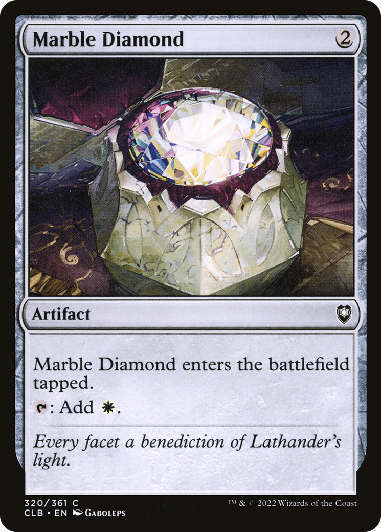 Image of Marble Diamond (CLB-320) - Commander Legends: Battle for Baldur's Gate