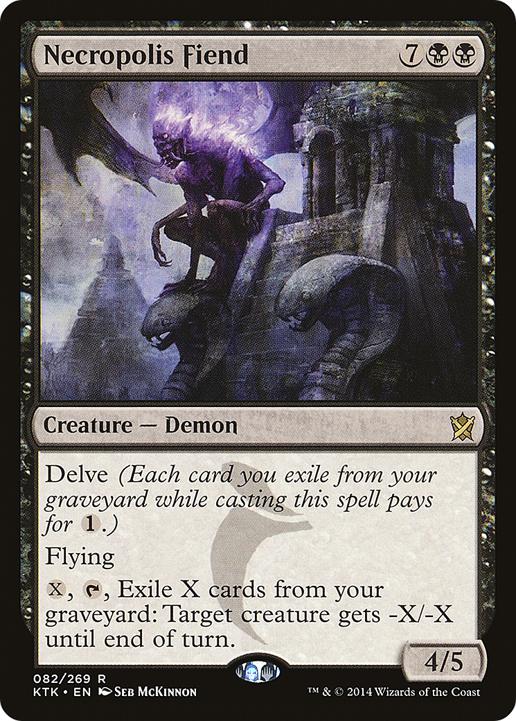 Image of Necropolis Fiend (KTK-082) - Khans of Tarkir Foil