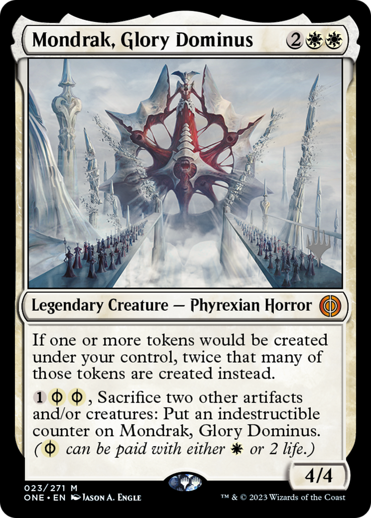 Image of Mondrak, Glory Dominus (PPONE-023) - Phyrexia: All Will Be One Promos