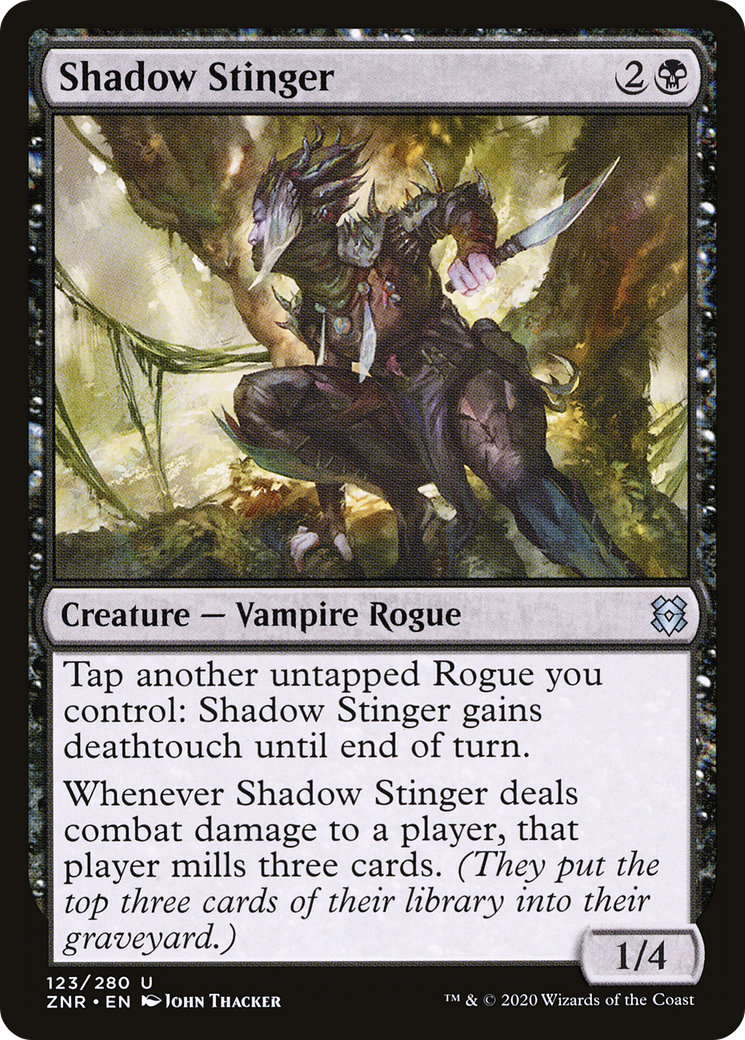 Image of Shadow Stinger (ZNR-123) - Zendikar Rising