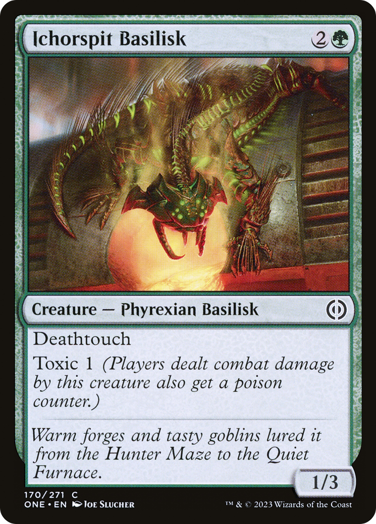 Image of Ichorspit Basilisk (ONE-170) - Phyrexia: All Will Be One