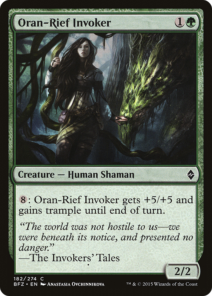 Image of Oran-Rief Invoker (BFZ-182) - Battle for Zendikar Foil