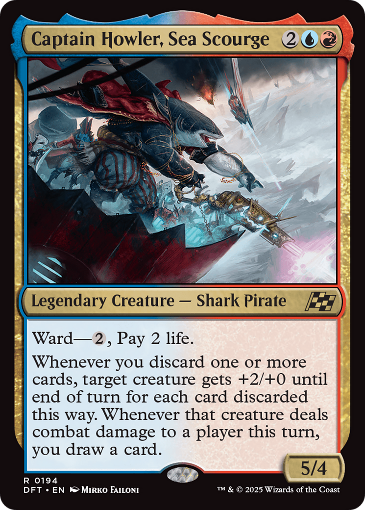 Image of Captain Howler, Sea Scourge (DFT-194) - Aetherdrift