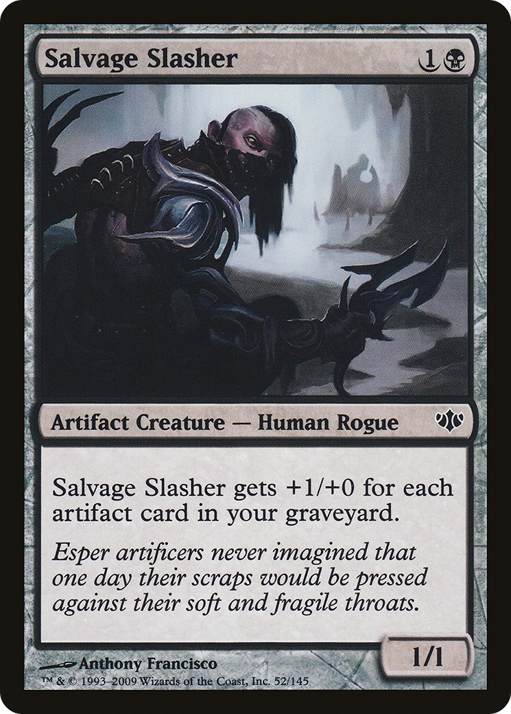 Image of Salvage Slasher (CON-052) - Conflux Foil